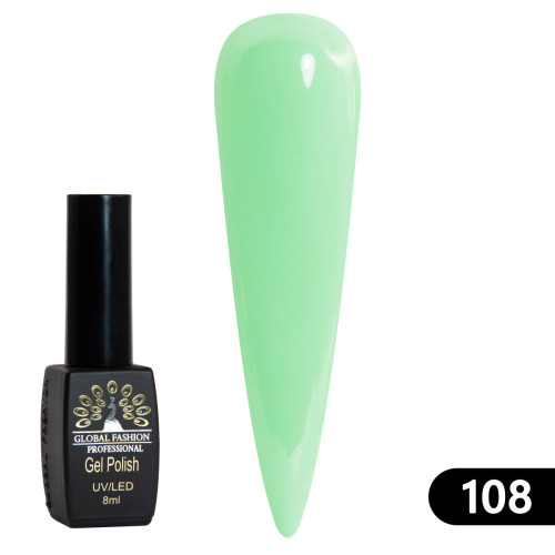 Гель-лак BLACK ELITE 108, Global Fashion 8 мл Гель-лак BLACK ELITE 108, Global Fashion 8 мл