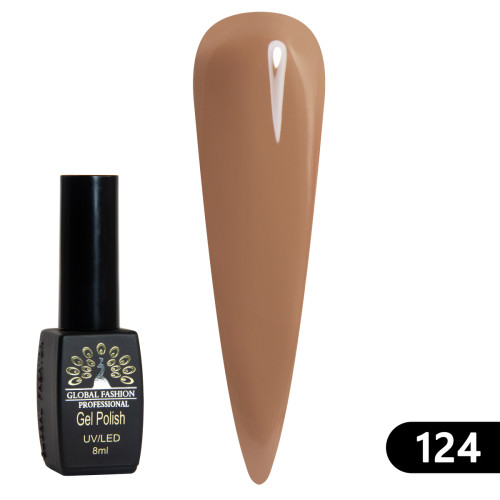 Гель-лак BLACK ELITE 124, Global Fashion 8 мл Гель-лак BLACK ELITE 124, Global Fashion 8 мл