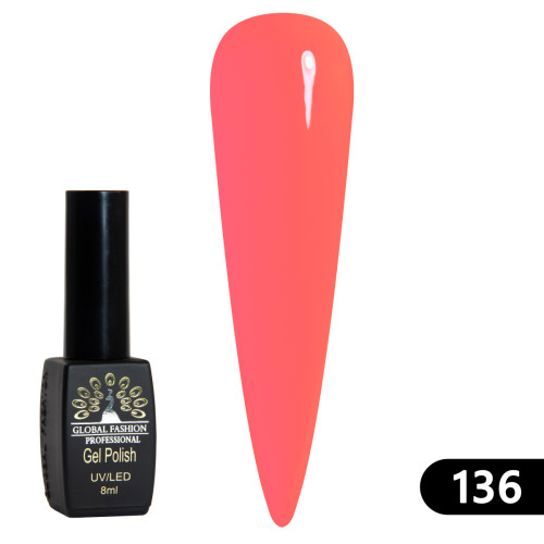 Гель-лак BLACK ELITE 136, Global Fashion 8 мл Гель-лак BLACK ELITE 136, Global Fashion 8 мл