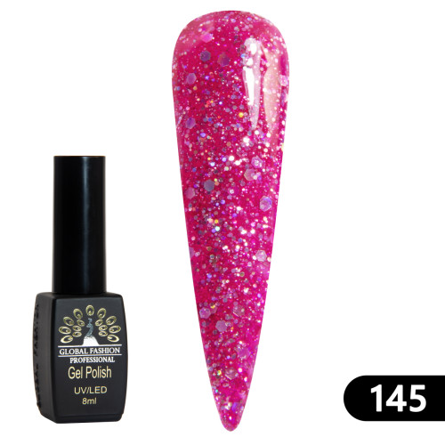 Гель-лак BLACK ELITE 145, Global Fashion 8 мл Гель-лак BLACK ELITE 145, Global Fashion 8 мл