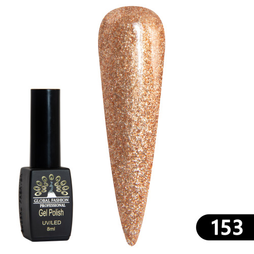 Гель-лак BLACK ELITE 153, Global Fashion 8 мл Гель-лак BLACK ELITE 153, Global Fashion 8 мл