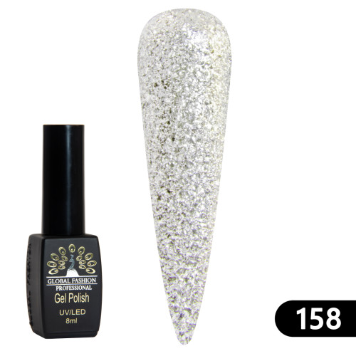 Гель-лак BLACK ELITE 158, Global Fashion 8 мл Гель-лак BLACK ELITE 158, Global Fashion 8 мл