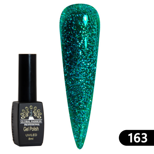 Гель-лак BLACK ELITE 163, Global Fashion 8 мл Гель-лак BLACK ELITE 163, Global Fashion 8 мл
