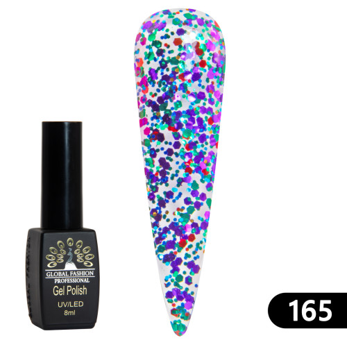 Гель-лак BLACK ELITE 165, Global Fashion 8 мл Гель-лак BLACK ELITE 165, Global Fashion 8 мл