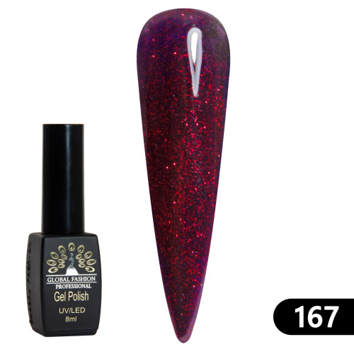 Гель-лак BLACK ELITE 167, Global Fashion 8 мл Гель-лак BLACK ELITE 167, Global Fashion 8 мл