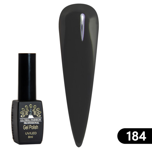 Гель-лак BLACK ELITE 184, Global Fashion 8 мл Гель-лак BLACK ELITE 184, Global Fashion 8 мл