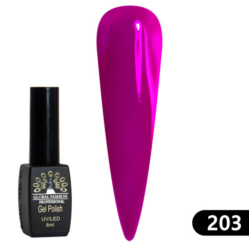 Гель-лак BLACK ELITE 203, Global Fashion 8 мл Гель-лак BLACK ELITE 203, Global Fashion 8 мл