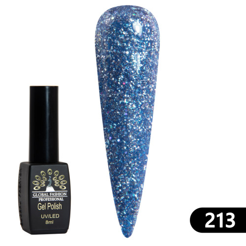 Гель-лак BLACK ELITE 213, Global Fashion 8 мл Гель-лак BLACK ELITE 213, Global Fashion 8 мл