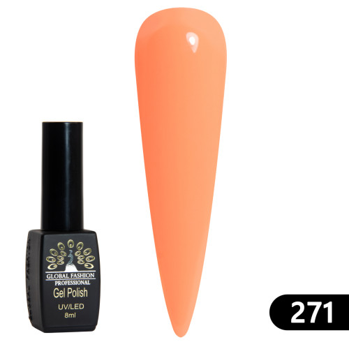 Гель-лак BLACK ELITE 271, Global Fashion 8 мл Гель-лак BLACK ELITE 271, Global Fashion 8 мл