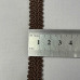 Тасьма косичка "Шубна" 1,5 см - коричневий Тасьма косичка "Шубна" 1,5 см - коричневий