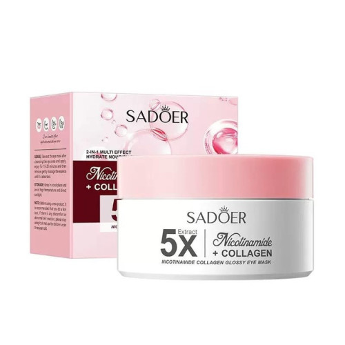 Гідрогелеві патчі з ніацинамідом і колагеном Sadoer Nicotinamide Collagen, 80 шт/100г Гідрогелеві патчі з ніацинамідом і колагеном Sadoer Nicotinamide Collagen, 80 шт/100г