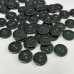 10 шт - Ґудзики сорочкові Ø-12,5 мм(20L) плоскі - чорний 10 шт - Ґудзики сорочкові Ø-12,5 мм(20L) плоскі - чорний