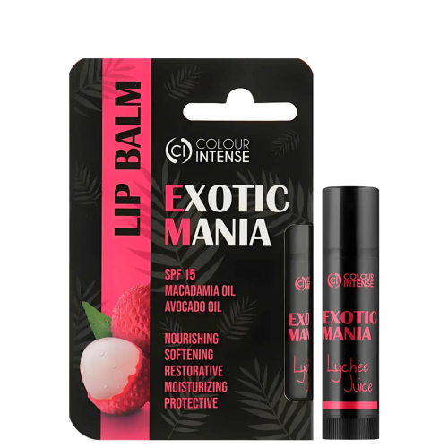 Зволожуючий бальзам для губ Colour Intense Exotic Mania з ароматом лічі, 5г Зволожуючий бальзам для губ Colour Intense Exotic Mania з ароматом лічі, 5г
