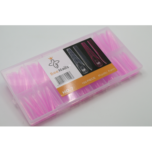 Верхні форми арочні для викладного френча Bee Nails, 150 шт Верхні форми арочні для викладного френча Bee Nails, 150 шт