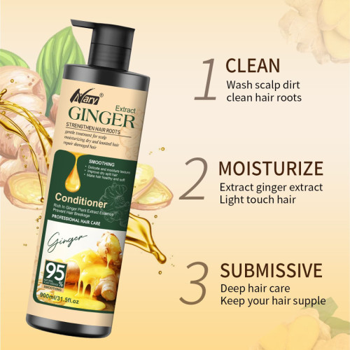 Кондиціонер для волосся з екстрактом імбиру Nary Ginger Extract Conditioner, 900мл Кондиціонер для волосся з екстрактом імбиру Nary Ginger Extract Conditioner, 900мл