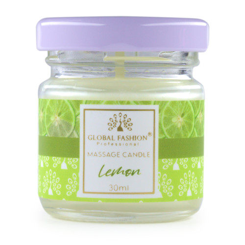 Масажна свічка Global Fashion 30ml, Lemon Масажна свічка Global Fashion 30ml, Lemon