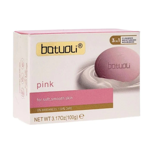 Зволожуюче парфумоване крем-мило Batuoli Pink, 100г Зволожуюче парфумоване крем-мило Batuoli Pink, 100г