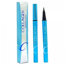 Водостійка підводка-фломастер для очей Collagen Waterproof Eyeliner