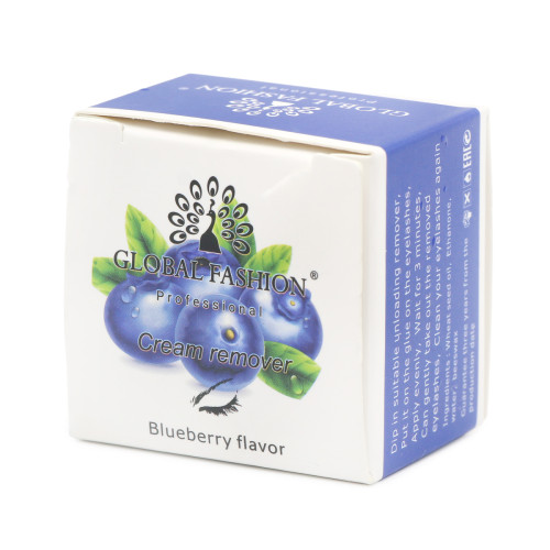 Крем для зняття вій Global Fashion Blueberry, 10г Крем для зняття вій Global Fashion Blueberry, 10г