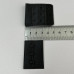 Застібка для бюстгальтера на 3 гачки 4,5х5,5 см - чорний