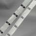 Жаккардові розмірники для одягу 1,2 см (моток 500 шт) - 2XL білий Жаккардові розмірники для одягу 1,2 см (моток 500 шт) - 2XL білий