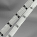 Жаккардові розмірники для одягу 1,2 см (моток 500 шт) - 3XL білий Жаккардові розмірники для одягу 1,2 см (моток 500 шт) - 3XL білий