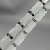 Жаккардові розмірники для одягу 1,2 см (моток 500 шт) - 4XL білий Жаккардові розмірники для одягу 1,2 см (моток 500 шт) - 4XL білий